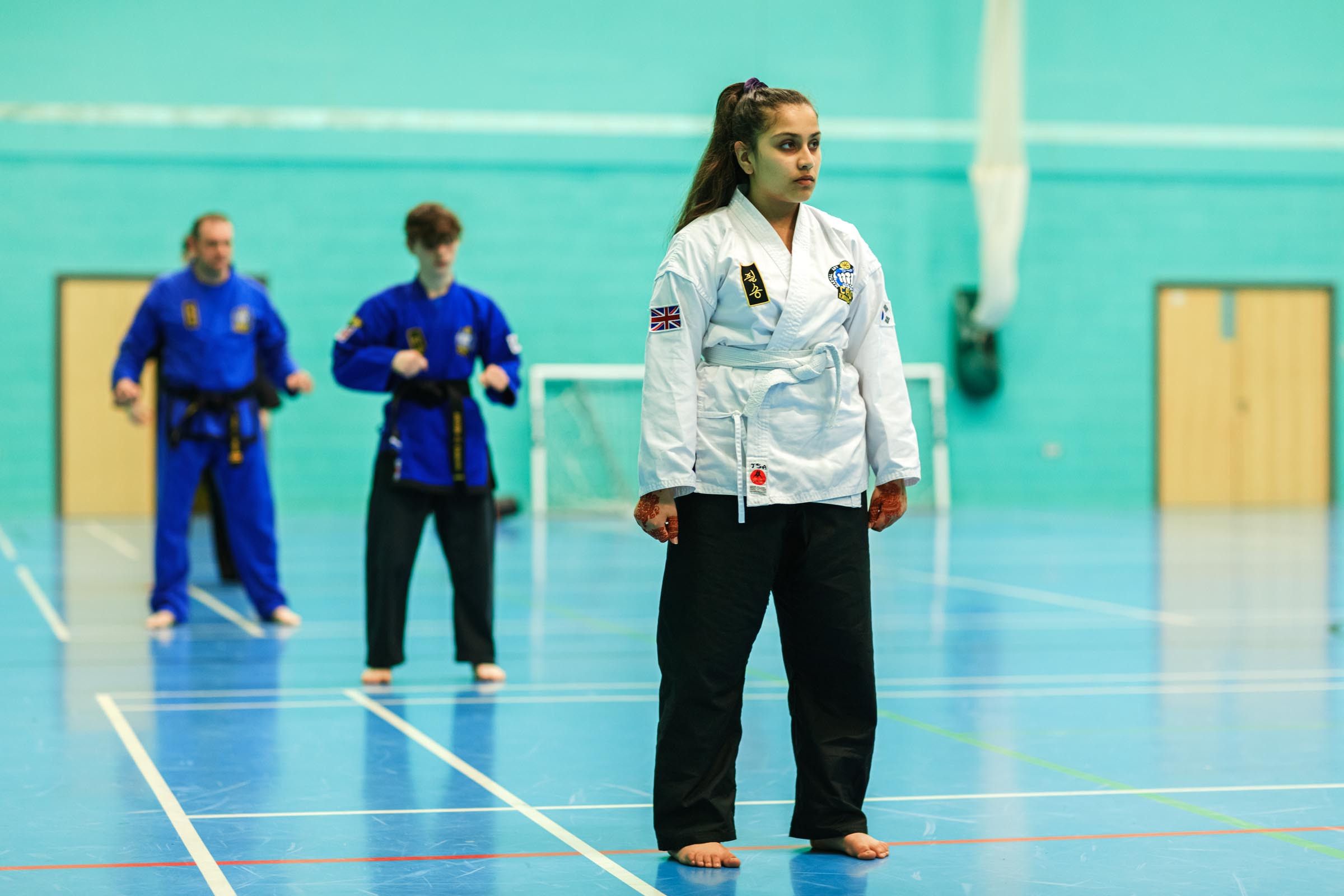 group taking part in Choi Kwang Do martial art